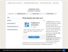 Tablet Screenshot of dermiteocre.com